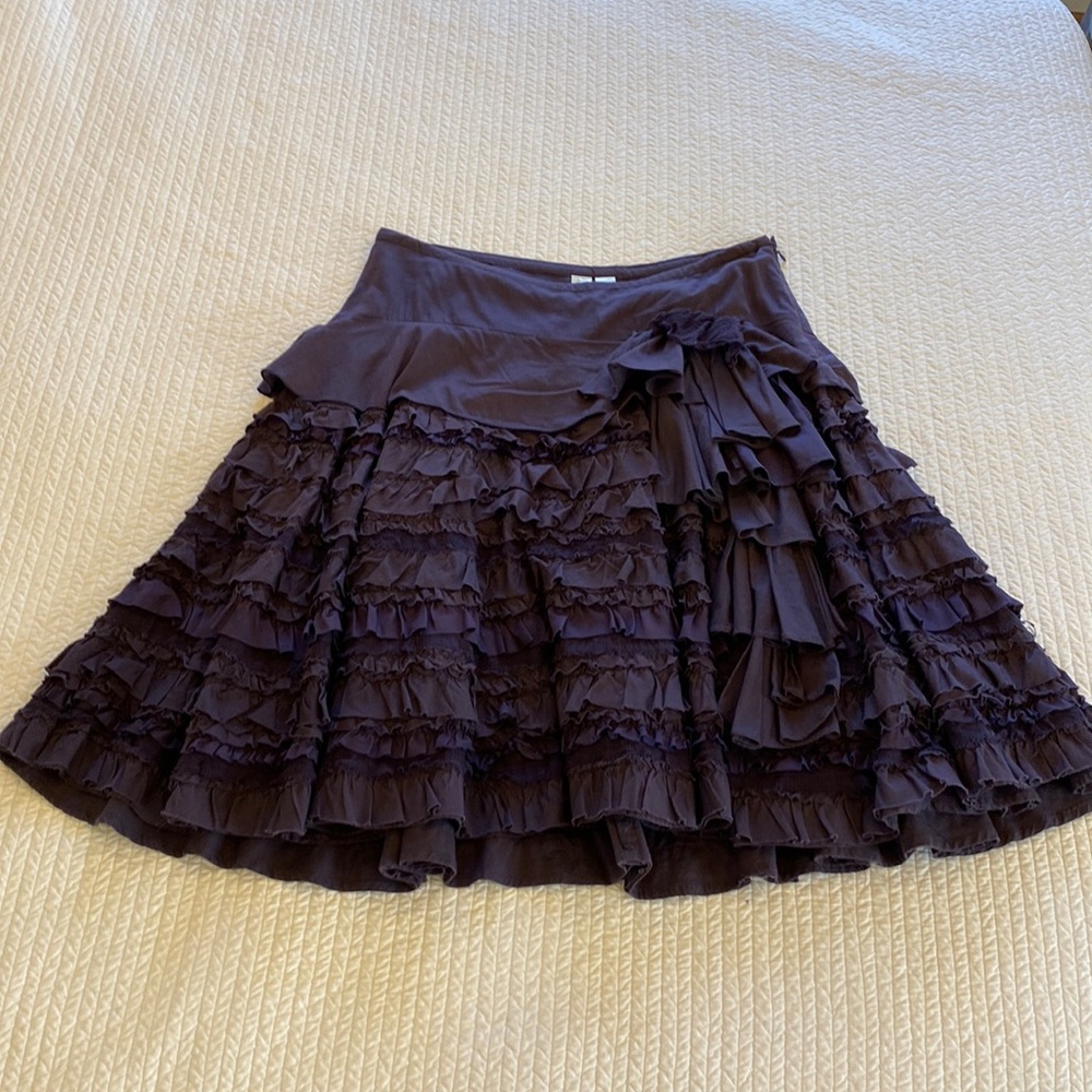Purple Flamenco skirt size 12 from Anthropologie